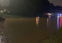 Cars stall in Raleigh flash flooding as heavy rain moves across area