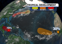 Tropical Storm Nana forms in Caribbean Sea