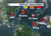 Sally upgraded to hurricane strength as Gulf coast braces for impact
