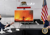 President Trump visits California for briefing on wildfires
