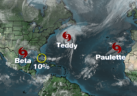 Tropical Storm Beta makes landfall, becoming first Greek letter named storm to hit continental USA