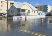 Flooding continues to be a problem along Canal Drive in Carolina Beach