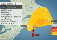 Hurricane Teddy to stay off US coast, bear down on Canada Hurricane Teddy to stay off US coast, bear down on Canada