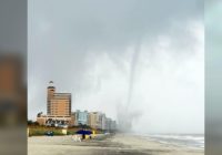 Confirmed tornado touches down in Myrtle Beach right along shore