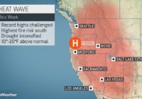 Heat wave forecast for wildfire-scarred West