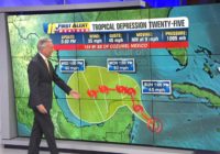 Tropical Depression 25 forms in the Caribbean, likely to become Tropical Storm Gamma