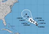 Tropical Storm Epsilon forms in Atlantic Ocean, could be hurricane strength by Thursday