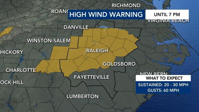 High wind advisory