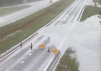 Flooding damage shuts down section of I-95 until Friday evening