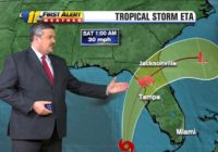 Hurricane Eta tracks toward second landfall in Florida