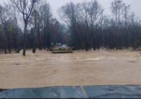 Buildings, cars underwater during historic flooding in NC foothills