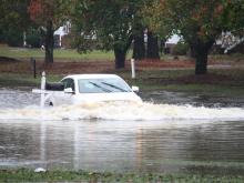 Flooding on Bradford st, Smithfield, JOCO