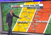 WEATHER TIMELINE: 'Moderate' tornado chance, 'high' wind damage possible in North Carolina on Thursday