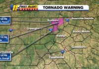 Tornado Watch issued for much of central North Carolina as storms move through