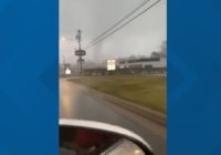 VIDEO: Tornado swirls through Burlington, North Carolina
