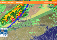 Live radar: Tornado Watch issued for Mason, Llano, Burnet counties until 10 p.m.