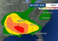 Triangle under Level 1 risk for severe weather on Friday