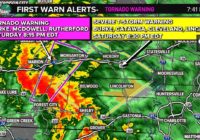 Tornado Warning in effect for Avery, Burke, Caldwell, McDowell counties until 9 p.m.