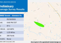 EF-1 tornado confirmed in southern Alamance County