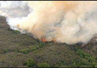 LIVE: Fast-moving wildfire in Southern California explodes to 1325-acres, 0% contained