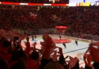 Thousands return to PNC Arena as Carolina Hurricanes clinch Game 1 with 5-2 victory over Predators
