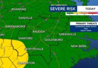 Damaging winds and hail possible during risk for severe weather on Monday