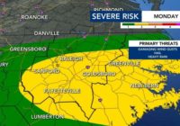 Central, eastern NC now under level 2 threat for severe weather