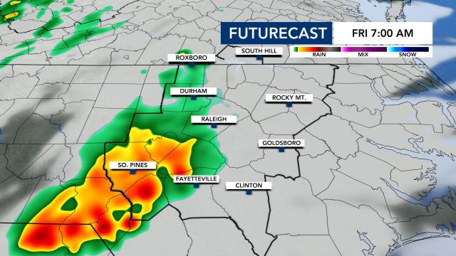 Futurecast: Friday at 7 a.m.