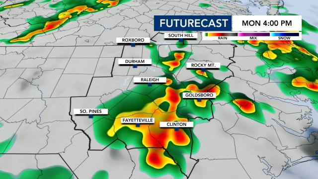 Futurecast: Monday at 4 p.m.