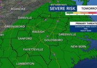 More severe weather for NC: Another wave arrives Wednesday