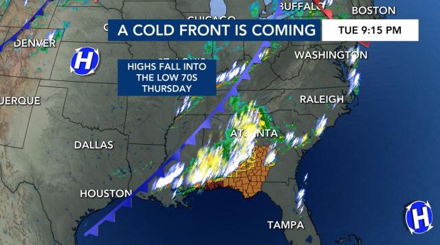 Cold front coming 