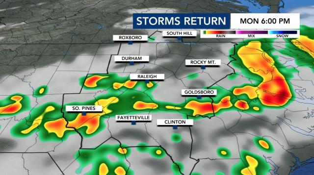 Futurecast Monday 6 p.m.