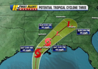 Tropical Storm Claudette expected to form today, bring rain to NC early next week