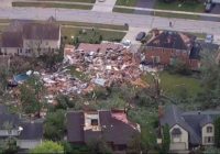 Tornado touches down in Chicago suburb, destroying homes, trees