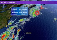 Tropics: Tropical Storm Bill racing over the Atlantic, Gulf cyclone forming