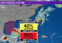 Tropics: Tropical Storm Bill over the Atlantic, Gulf cyclone forming