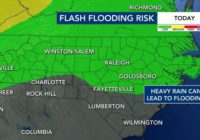 Slow-moving storms could bring flooding to the Triangle on Wednesday
