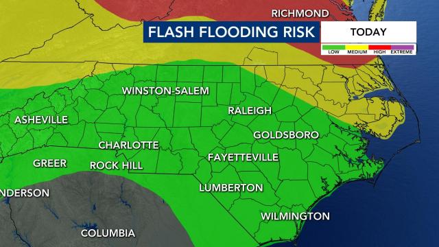Flooding risk for Friday, June 10