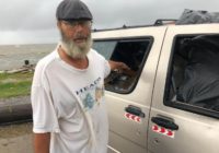 Homeless man rides out Tropical Storm Claudette near fishing pier, loses everything he owns