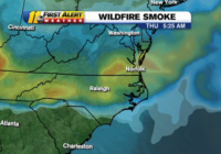 Smoke from raging West Coast wildfires causes Code Orange air quality alert in North Carolina