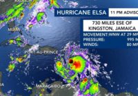 North Carolina included in latest forecast track for Hurricane Elsa