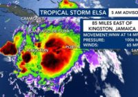 Tropical Storm Elsa slows down, NC remains in forecast path