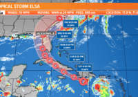 Tropical Storm Elsa: Latest projected path, models, and potential impact to First Coast Tropical Storm Elsa: Latest projected path, models, and potential impact to First Coast