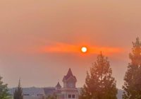 How western wildfires create red sunsets in North Carolina