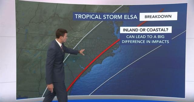 Inland or coastal for Elsa? It could make a big difference