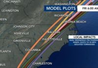 Elsa's track shifts slightly west, meaning more rain, tornado threat in forecast for the Triangle