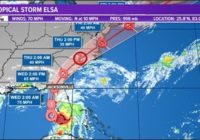 TROPICS: 8 p.m. Update | Latest Hurricane Elsa projected path, models, and potential impact to First Coast TROPICS: 8 p.m. Update | Latest Hurricane Elsa projected path, models, and potential impact to First Coast