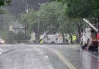 Tropical Storm Elsa knocks down trees passing through North Carolina