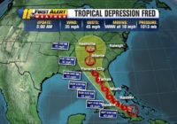 Fred slows down, could soon return to tropical storm strength as it nears Florida Keys