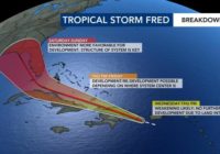 Fred expected to strengthen back to tropical storm, cyclone forms in Atlantic